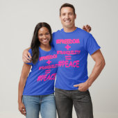 T-shirt "PEACE EQUATION" Mignonne conception. Commandez dè (Unisexe)