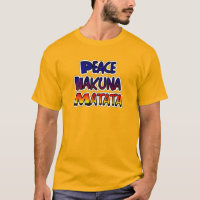 Peace Hakuna Matata Gradient Art