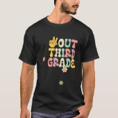 T-shirt Peace Hand Third 3Rd Grade Class Bye 3Rd Grade (Devant)