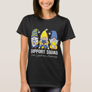 T-shirt Peace hope Love gnomes support Down Syndrome Aware