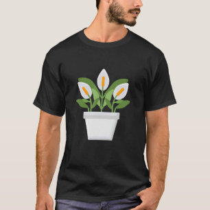 T-shirt Peace Lily Spathiphyllum Plante