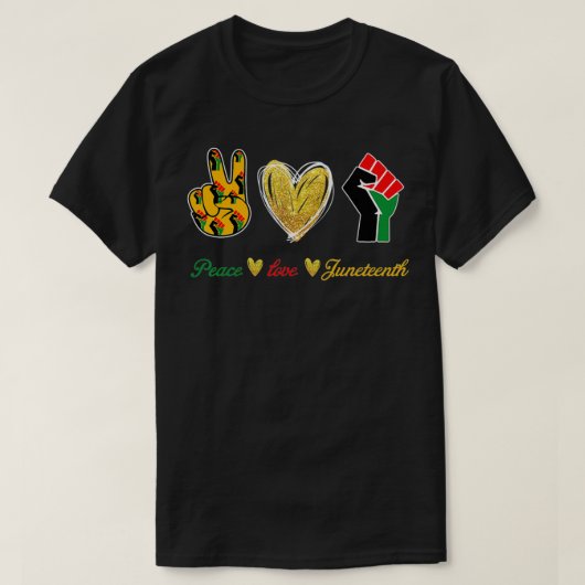 T-shirt Peace Love (Design devant)