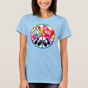 T-shirt Peace Love 1967 Shirt