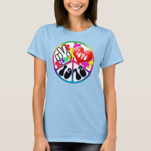 T-shirt Peace Love 1972 Shirt