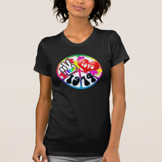 T-shirt Peace Love 1974