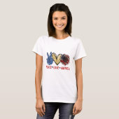 T-shirt Peace Love America (Devant entier)