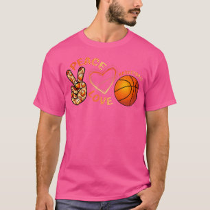 T-shirt Peace Love Basket