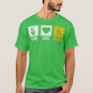 T-shirt Peace Love Bus Driver School Bus Drivers