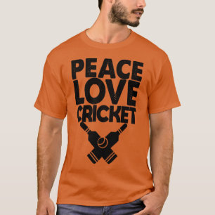 T-shirt Peace Love Cricket1