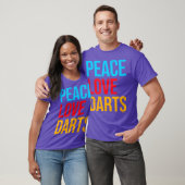 T-shirt Peace Love Dart (Unisexe)