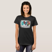 T-shirt Peace Love Fifth Grade Back To School Team 5th Gra (Devant entier)