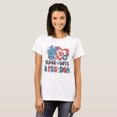 T-shirt Peace Love & Freedom (Devant entier)