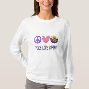T-shirt Peace Love Gaming