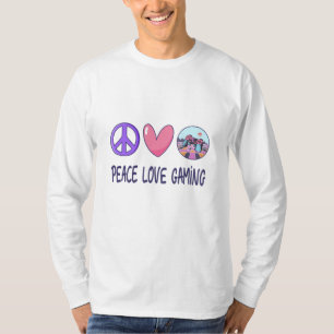 T-shirt Peace Love Gaming
