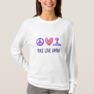 T-shirt Peace Love Gaming