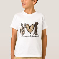 Peace Love GSP Allemand Pointer Pointer Log
