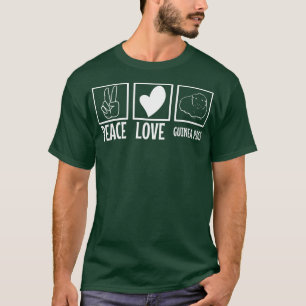 T-shirt Peace Love Guinea Pigs Premium 4325