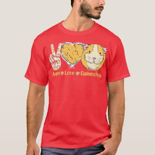 T-shirt Peace Love Guinée Poigs Guinée Lover - 1