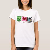 T-shirt Peace Love Immobilier (Devant)
