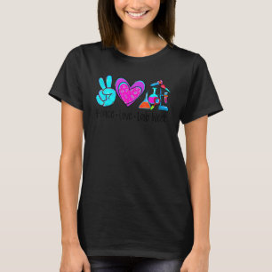 T-shirt Peace Love Lab Week 2022 Laboratoire Médicale Scie