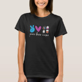 T-shirt Peace Love Lab Week 2022 Laboratoire Technique (Devant)