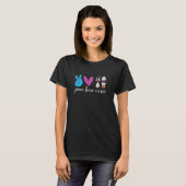 T-shirt Peace Love Lab Week 2022 Laboratoire Technique (Devant entier)
