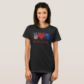 T-shirt Peace Love Nevada (Devant entier)