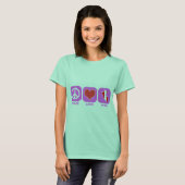 T-shirt Peace Love Pérou (Devant entier)