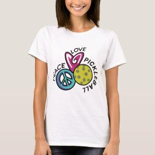 T-shirt Peace Love Pickleball