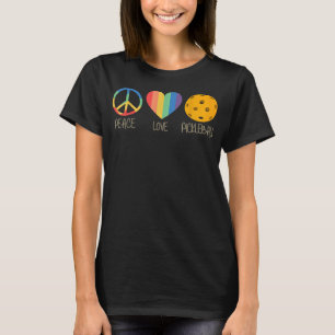 T-shirt Peace Love Pickleball 338