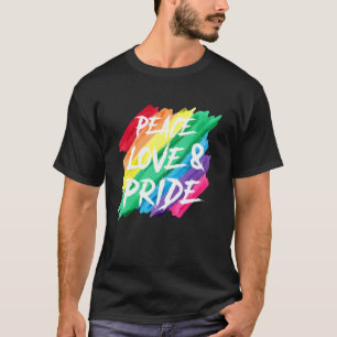 T-shirt Peace Love Pride Gay Rainbow Lgbt Pride Mont