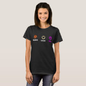 T-shirt Peace Love RBG RIP Ruth Bader Ginsburg (Devant entier)