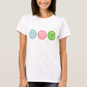 T-shirt Peace, Love & Recycle (Devant)