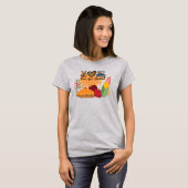 T-shirt Peace Love Thankful Fall & Thanksgiving (Devant entier)