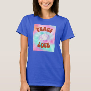 T-shirt Peace Love Tie Dye