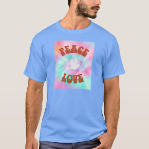 T-shirt Peace Love Tie Dye