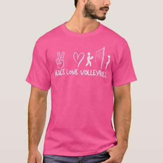 T-shirt Peace Love Volley
