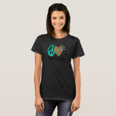 T-shirt Peace Love X Ray Radiology Tech Radiologist X Ray (Devant entier)