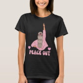 T-shirt Peace Out (Devant)