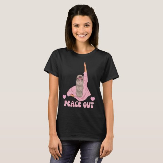 T-shirt Peace Out (Devant entier)