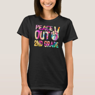 T-shirt Peace Out 2e année Bonne Dernière journée de Crava