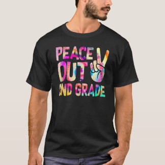 T-shirt Peace Out 2e année Bonne Dernière journée de Crava