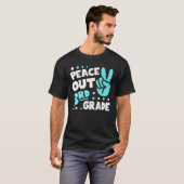 T-shirt Peace Out 3E Grade Tie Dye Graduation Classe De (Devant entier)