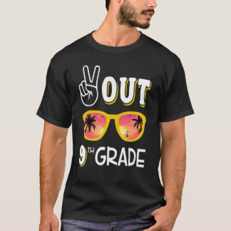 T-shirt Peace Out 9e année pour 9e année