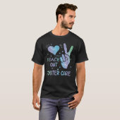 T-shirt Peace Out Foster Care Adoption Gotcha Day 2023 T S (Devant entier)