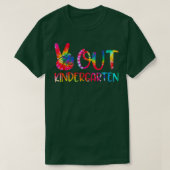 T-shirt Peace Out Kindergarten Tie Dye Jote Jour Dernier D (Design devant)