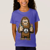 T-shirt Peace Sasquatch (Devant)