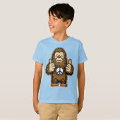 T-shirt Peace Sasquatch (Devant entier)
