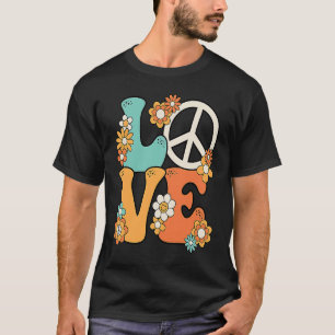 T-shirt Peace Sign Love 60s les années 70 Costume Super Hi