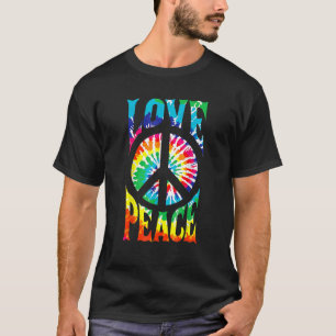 T-shirt Peace Sign Love 60s les années 70 Hippie Halloween